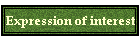 Expression of interest